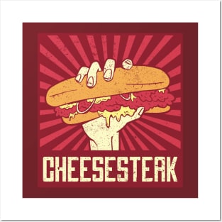 Rising CheeseSteak Sandwich Posters and Art